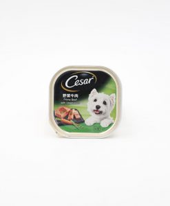 Cesar 西莎 主廚系列 野菜牛肉狗罐頭 100G