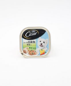 Cesar 西莎 日本版 野菜白魚狗罐頭 100G