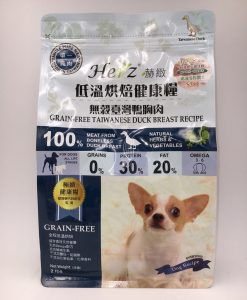 Herz 赫緻 低溫烘焙健康狗糧 - 無穀臺灣鴨胸肉口味