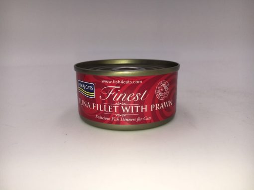 Fish4Cats 海洋之星 鮮蝦吞拿魚柳貓罐頭 70G