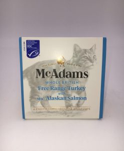 McAdams 自由放養火雞+MSC阿拉斯加三文魚貓御膳濕糧 100G