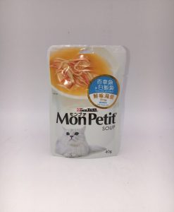 MonPetit 鮮味湯羹 吞拿魚及白飯魚貓湯包 40G