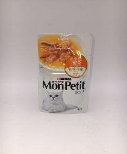 MonPetit 鮮味湯羹 吞拿魚及鰹魚貓湯包 40G