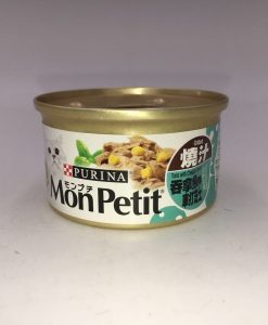 MonPetit 至尊 燒汁吞拿魚伴車打芝士貓罐頭 85G