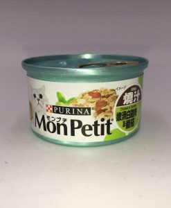 MonPetit 至尊 燒汁嫩滑白雞肉及蕃茄貓罐頭 85G