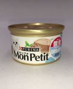 MonPetit 至尊 醬煮白身魚及吞拿魚貓罐頭 85G