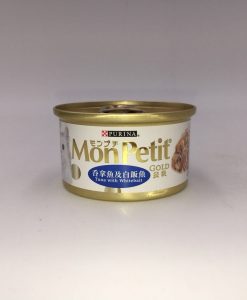 MonPetit 金裝 吞拿魚及白飯魚貓罐頭 85G