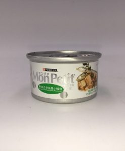 MonPetit 銀罐 鰹魚吞拿魚伴小鯷魚貓罐頭 80G