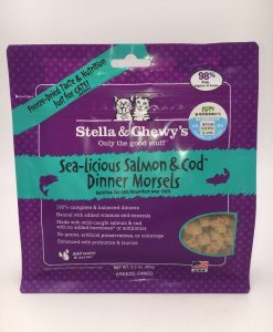 Stella & Chewy's 無穀物三文魚及鱈魚凍乾生肉貓糧