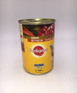 Pedigree 寶路 牛肉塊狗罐頭 400G