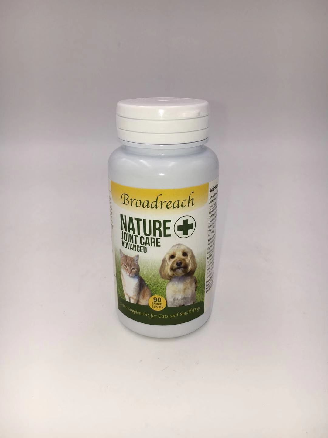 Broadreach Natural 小型犬和貓關節及強健骨格膠囊90粒 Pets Connect