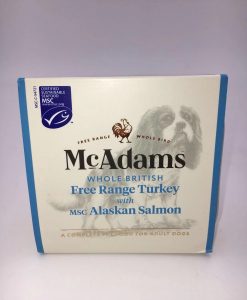 McAdams 自由放養火雞+MSC阿拉斯加三文魚狗御膳濕糧 150G