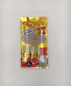 Ciao 雞肉+蟹唧唧醬 14G x 4