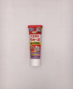 Ciao 吞拿魚+海鮮+營養牙膏裝唧唧醬 80G