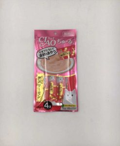 Ciao 金鎗魚+三文魚唧唧醬 14G x 4