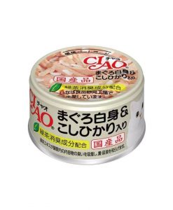 Ciao 白身吞拿魚+白飯 貓罐頭 85G