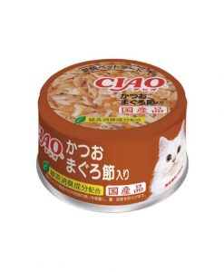 Ciao 白肉+鰹魚+吞拿魚節 貓罐頭 85G