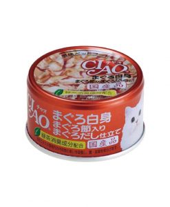 Ciao 吞拿魚 白身魚+吞拿魚乾 貓罐頭 85G