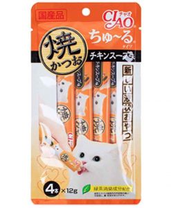Ciao 烤鰹魚+雞湯唧唧醬 14G x 4
