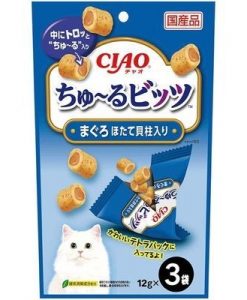 Ciao 金槍魚+扇貝流心粒粒 12G x 3