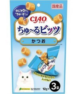 Ciao 鰹魚流心粒粒 12G x 3