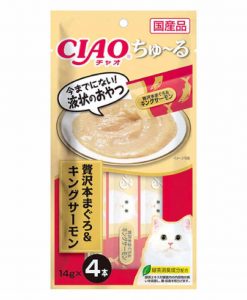 Ciao 豪華藍鰭金槍魚和帝王鮭唧唧醬 14G x 4