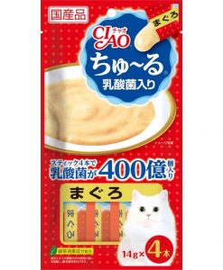 Ciao 吞拿魚+乳酸菌唧唧醬 14G x 4
