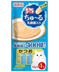 Ciao 鰹魚+乳酸菌唧唧醬 14G x 4