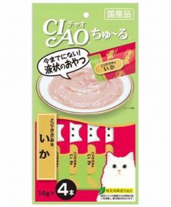 Ciao 雞柳+魷魚唧唧醬 14G x 4