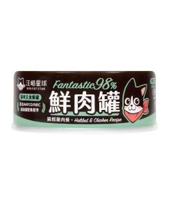 汪喵星球貓貓鮮肉主食罐 雞肉+鱈魚 80G