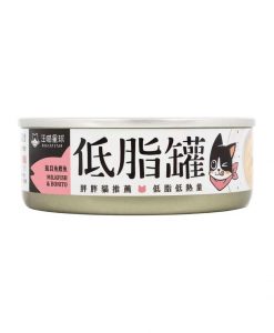汪喵星球貓貓低脂鮮肉肉泥主食罐 虱目魚+鰹魚 80G